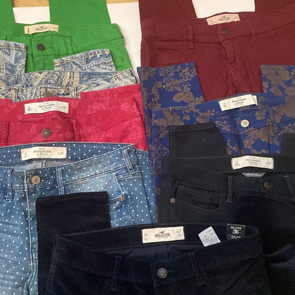 Hollsiter and Abercrombie jeans bundle lots - Picture 5 of 6